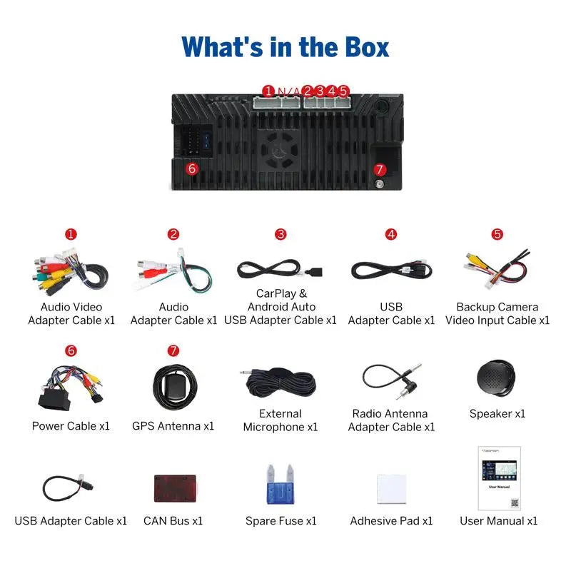 EONON Car Stereo for Dodge RAM 1500 2500 3500 (2013-2018) Manual AC, Wireless Apple Carplay & Android Auto Car Radio Touch Screen, 9" Android 13 Car Head Unit, Steering Wheel Controls, GPS Navigation, BT, Wi-Fi, Sub, Backup Camera, Plug & Play - DGRMX6