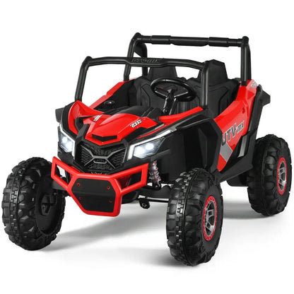 12V Electric Car with Music Remote Control and 2 Seats for Kids