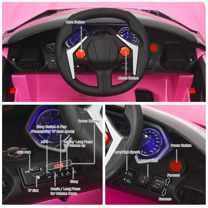 12V Electric Kids Car Wth 2.4G Remote Control and Spring Suspension
