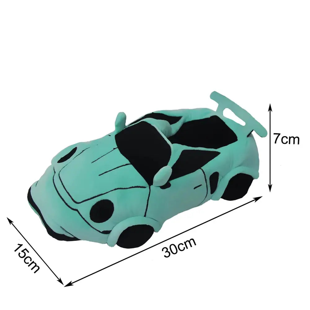14 Colors Car Plush Slippers Fun Vehicle Shape Stuffed Shoes Women Men Christmas Indoor House Slippers