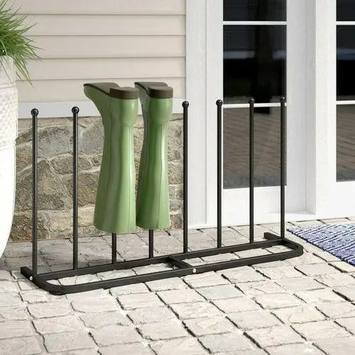 4 Pair Black Boot Shoe Welly Stand Storage Organizer - My Store