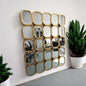 99Cm Industrial Modern Style Rectangle Wall Mirror – Metal Frame Vanity Mirror - My Store