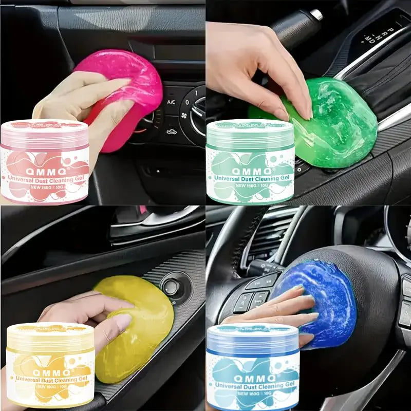 Car Cleaning Gel for Vents & Dashboards – Reusable Universal Slime Cleaner for Car Interior Dust Gel Cleaning