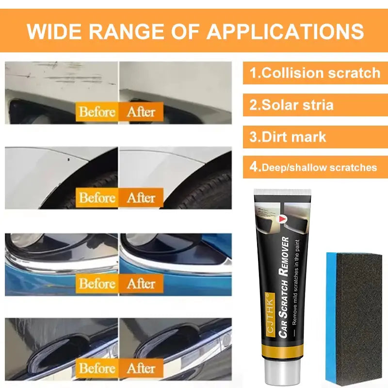 Car Scratch Remover Paint Care Tools Auto Swirl Remover Scratches Repair Polishing anti Scratch Wax Auto Body Grinding Compound