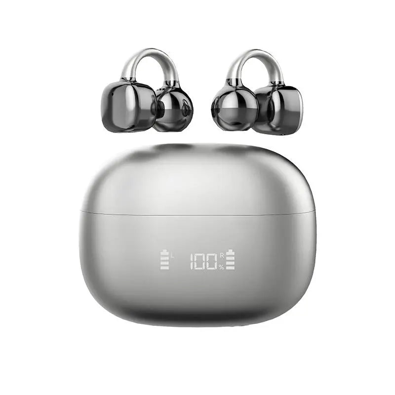 Clipbuds 7 Clip-On Design Wireless Headphones, Powerful Sound Effects for Music, Dustproof & Waterproof Sports Earbuds for Running, Workout, Audio