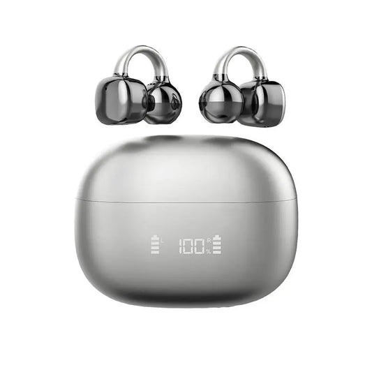 Clipbuds 7 Clip-On Design Wireless Headphones, Powerful Sound Effects for Music, Dustproof & Waterproof Sports Earbuds for Running, Workout, Audio