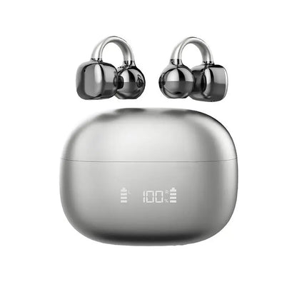 Clipbuds 7 Clip-On Design Wireless Headphones, Powerful Sound Effects for Music, Dustproof & Waterproof Sports Earbuds for Running, Workout, Audio