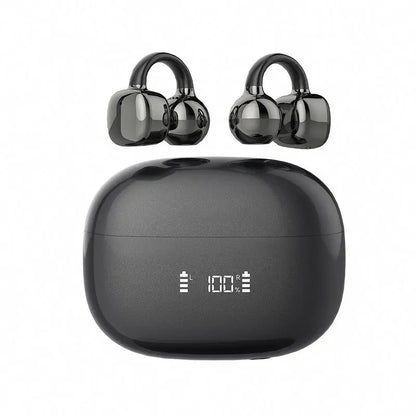 Clipbuds 7 Clip-On Design Wireless Headphones, Powerful Sound Effects for Music, Dustproof & Waterproof Sports Earbuds for Running, Workout, Audio