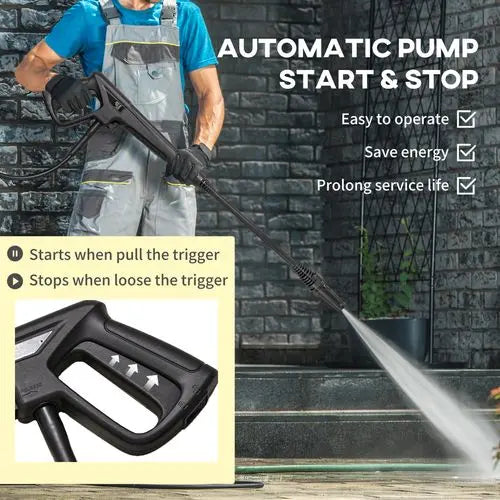 DURHAND Portable Power Washer 1800W, 150 Bar, 510 L/h for Garden, Car, Furniture - My Store