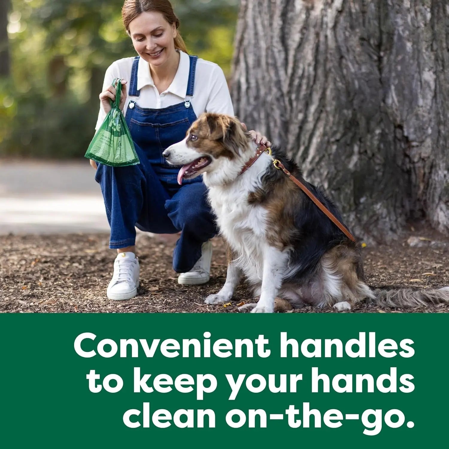 Dog Poo Bags with Handles Value Pack, Easy Tie and Guaranteed Leakproof, Lavender, 600 Handle Bags