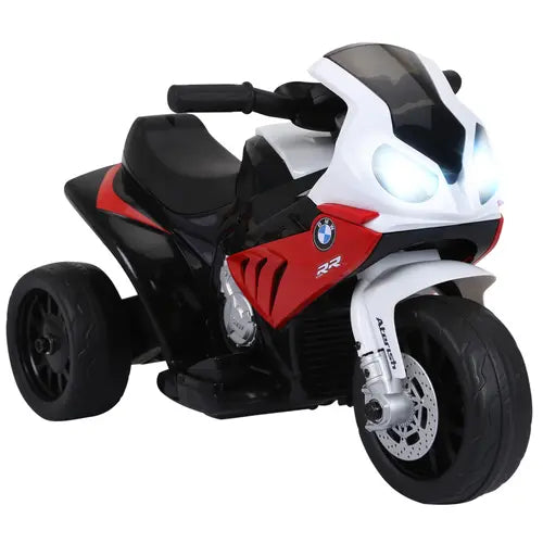Electric Kids Ride on Motorcycle BMW Liscensed w/ Headlights Music Red - My Store