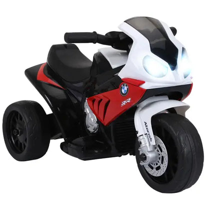 Electric Kids Ride on Motorcycle BMW Liscensed w/ Headlights Music Red - My Store
