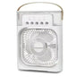 Household Small Air Cooler Three-In-One Fan Air Conditioner LED Night Light Portable Humidifier Air Conditioner Fan Office Home