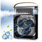 Household Small Air Cooler Three-In-One Fan Air Conditioner LED Night Light Portable Humidifier Air Conditioner Fan Office Home