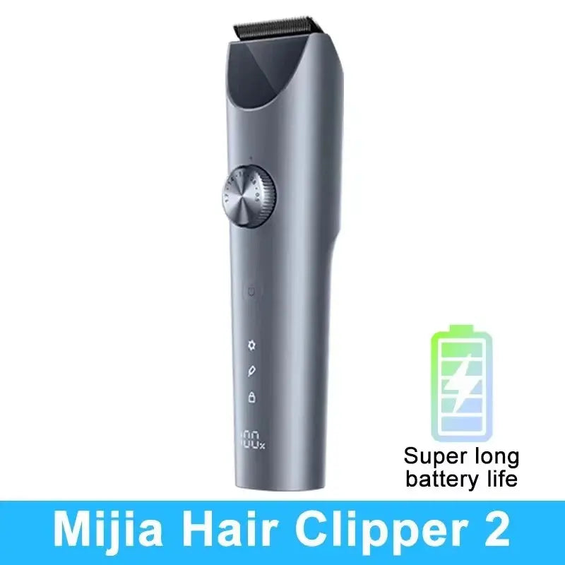MIJIA Hair Trimmer Machine Hair Clipper1/2 IPX7 Waterproof Professional Cordless Men Electric Hair Cutting Barber Trimmer - My Store