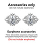 MINISO MS199 Translation Clip on Ear Headphones Full Color Touch Screen, Audio Wireless Headphones Support 135 Languages Real Time Bluetooth Translation Built-In Microphone for Music & Phone Calls,Sport Waterproof & Sweatproof