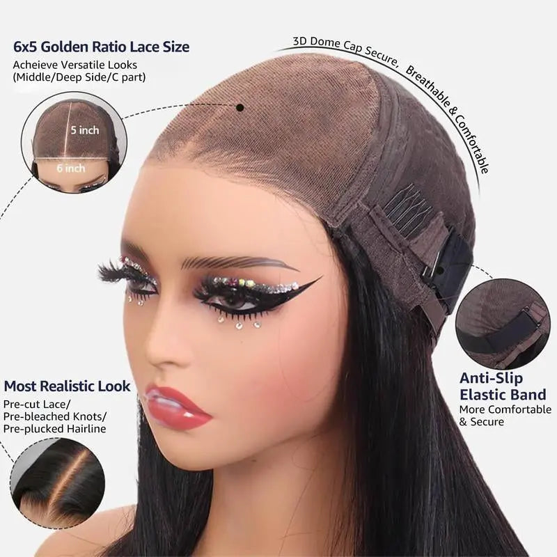 Menglle Hair Short Glueless Transparent Lace Front Human Hair Shoulder Length Wavy Bob Wig Pre-Layered Cut Honey Blonde Highlight / Natural Black / Brow 2025 Mother'S Day