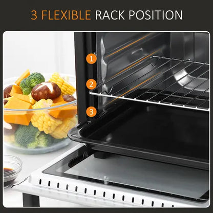 Mini Oven, 16L Grill, Toaster Oven Timer 1400W Grill - My Store