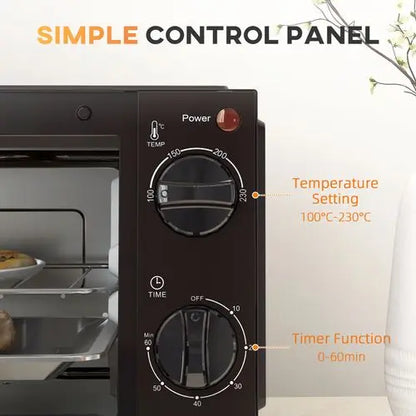 Mini Oven, 9L Countertop Electric Grill, Toaster Oven  750W - My Store