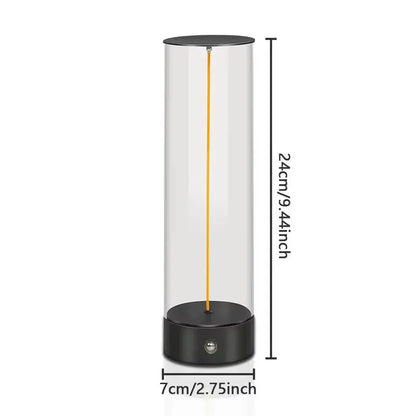 Rechargeable Cordless Portable LED Table Lamp with Magnetic Base, Touch Sensor & 3-Level Dimming - Ideal for Bedroom Lighting
