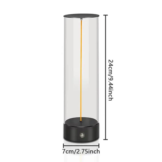 Rechargeable Cordless Portable LED Table Lamp with Magnetic Base, Touch Sensor & 3-Level Dimming - Ideal for Bedroom Lighting