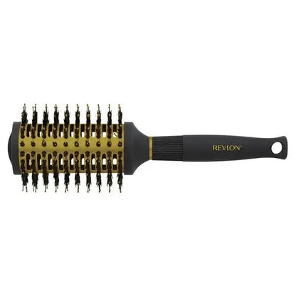 Revlon Ionic Ceramic Smooth Waves Large Round Barrel Blow Dry Hair Brush Nano Anti Bacterial Technology - My Store