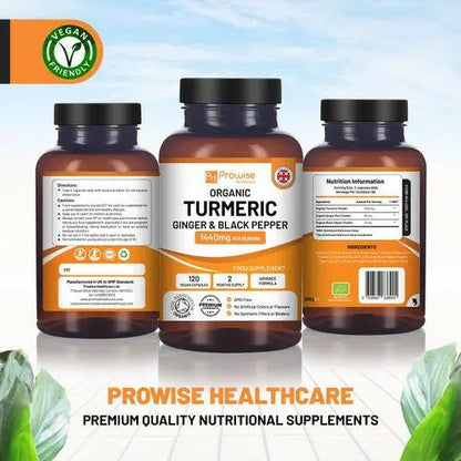 Turmeric Curcumin 1440mg with Black Pepper & Ginger - My Store