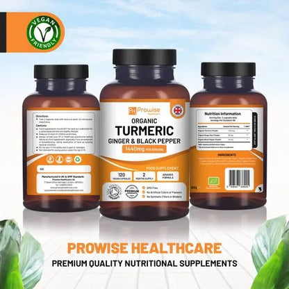 Turmeric Curcumin 1440mg with Black Pepper & Ginger - My Store