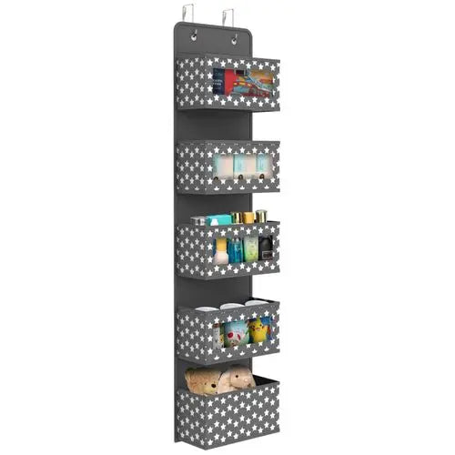 VINSANI 5TIER DGREY HANGING ORGANISER 1010283 - My Store