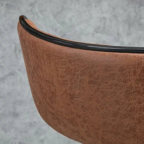 Vintage Bar Stool Set of 2 Microfiber Cloth Adjustable Height Armless Chairs - My Store